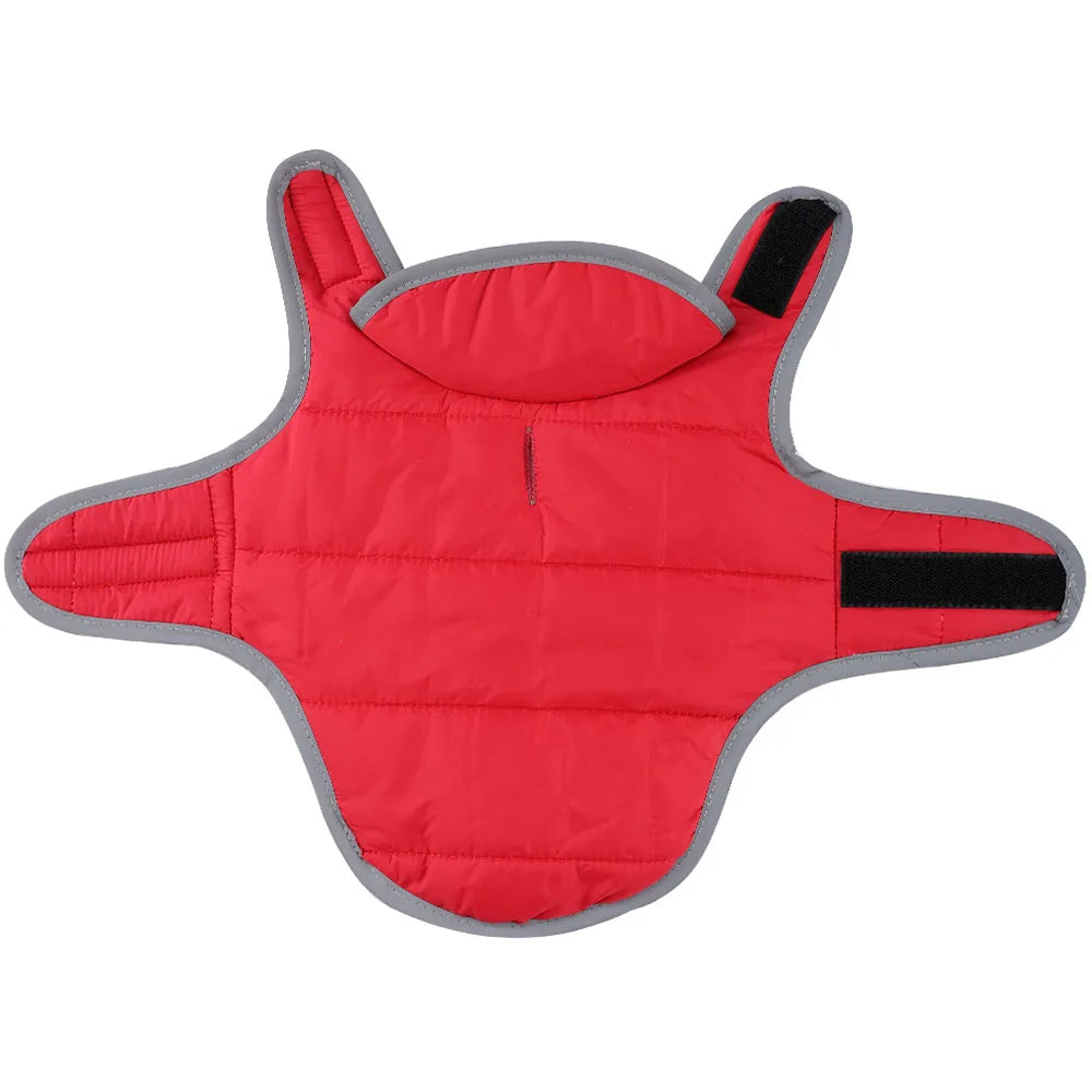 Reversible Waterproof Cat Jacket with Leash Hole for Winter