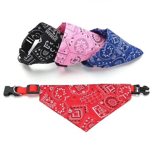 Washable Triangular Bandana for Dogs and Cats