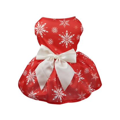 Christmas Dress for Small Dogs - Cute Holiday Outfit