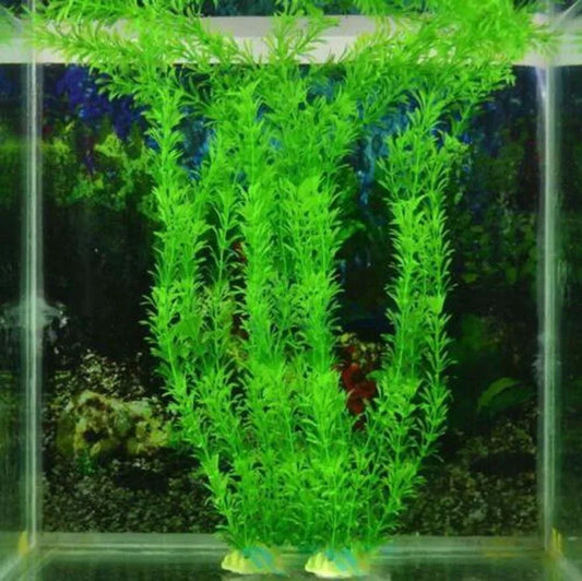 Artificial Green Aquarium Plants for Fish Tank Decor
