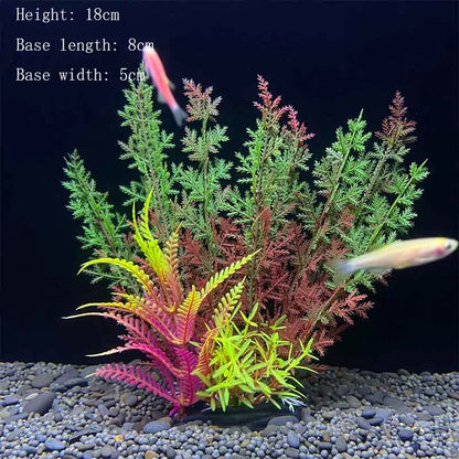 Artificial Aquarium Plants - Green Water Grass Decoration