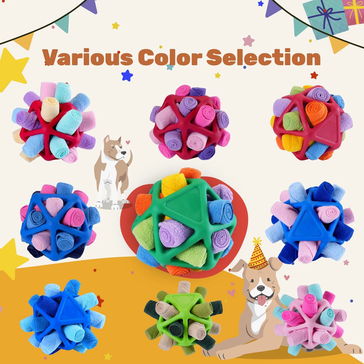 Sniffing Ball for Dogs - Chew and Training Toy