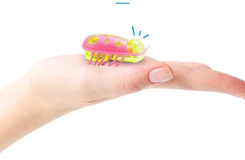 Interactive Ladybug Cat Toy - Mini Electric Pet Bug