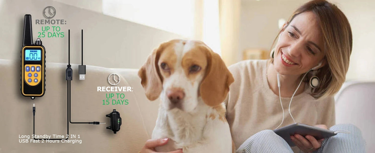 Remote Dog Training Collar for Large, Medium, Small Dogs
