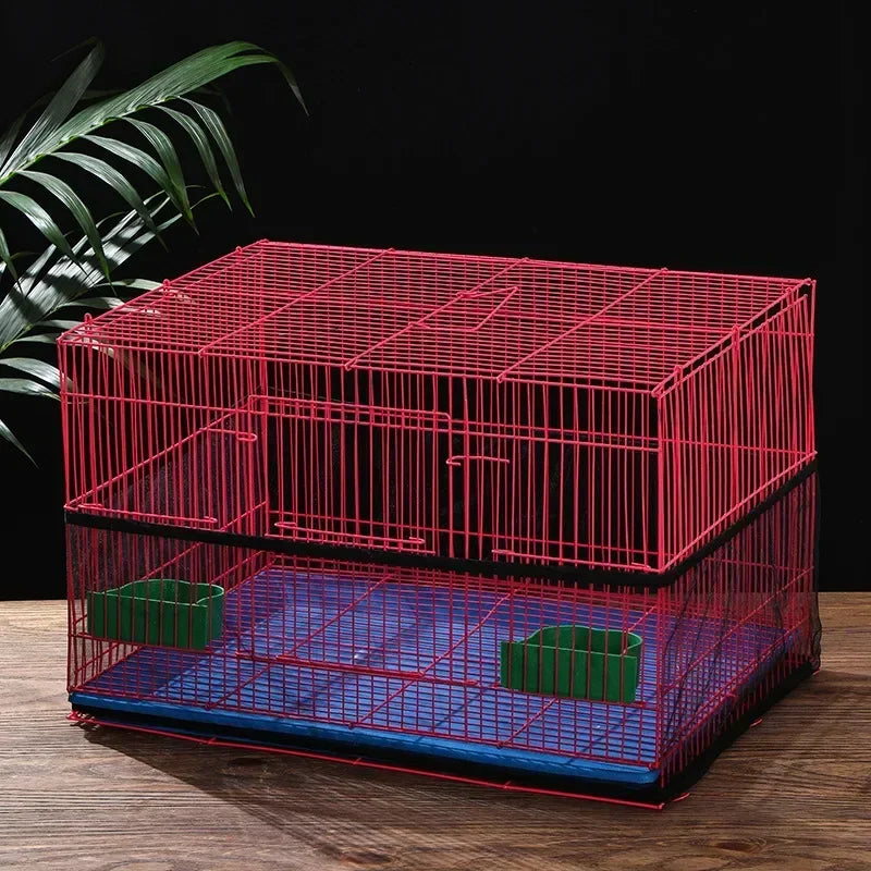 Bird Cage Cover – Elastic Mesh for Square and Round Cages