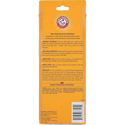 Dog Toothbrush and Toothpaste Kit for Gum Care and Plaque Control