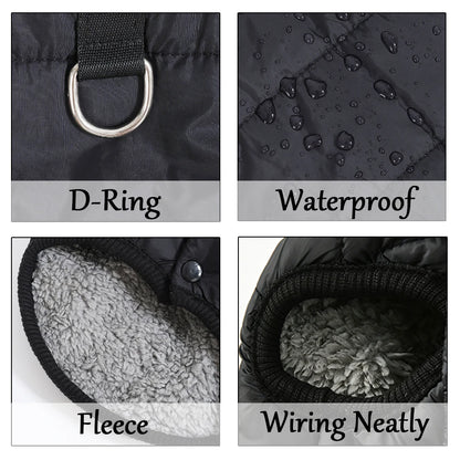 Soft Fleece Hooded Jacket for Small Cats and Kittens