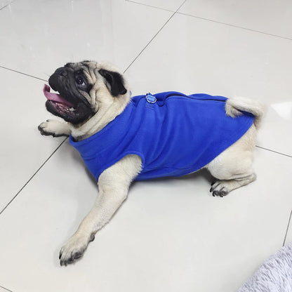 Soft Fleece Dog Jacket for Small to Medium Pets