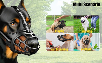 Breathable Dog Muzzle for Barking and Biting Prevention