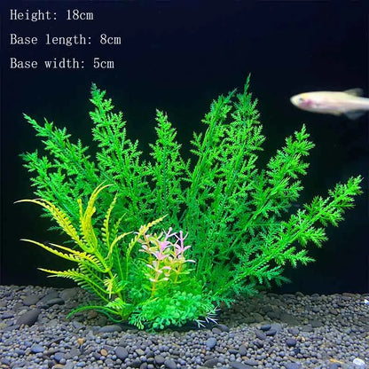 Artificial Aquarium Plants - Green Water Grass Decoration