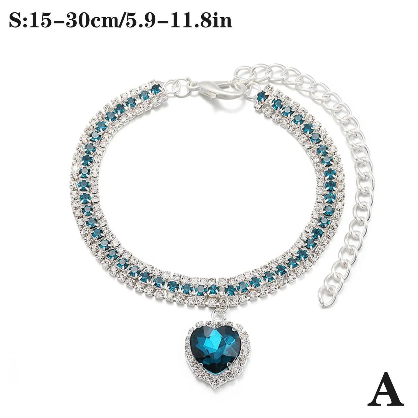 Rhinestone Crystal Pet Collar for Dogs and Cats