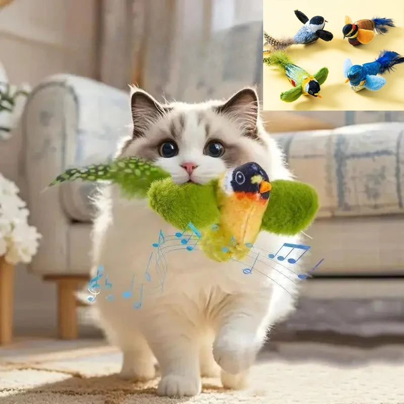 Interactive Wall Hanging Cat Toy with Sound and Catnip
