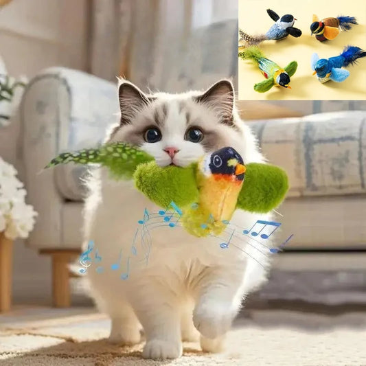 Interactive Wall Hanging Cat Toy with Sound and Catnip