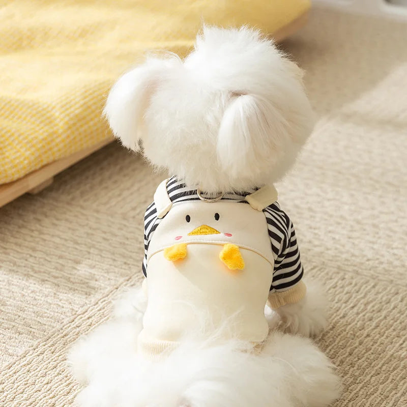 Cute Dog Hoodie Sweatshirt for Small Breeds - Winter Coat