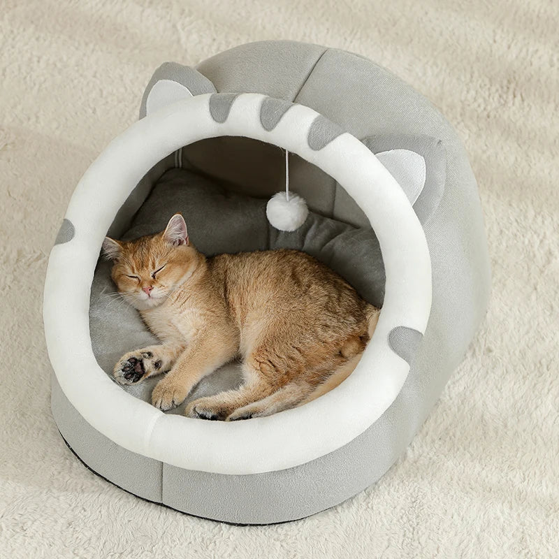 Warm Cat House and Dog Bed Tent for Cozy Sleeping