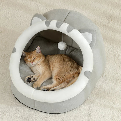Warm Cat House and Dog Bed Tent for Cozy Sleeping