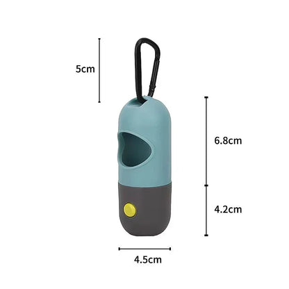 Light-Up Dog Poop Bag Dispenser with Eco-Friendly Bags