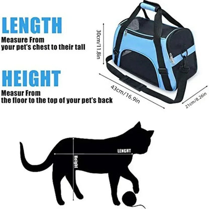 Breathable Mesh Pet Travel Backpack for Cats and Dogs