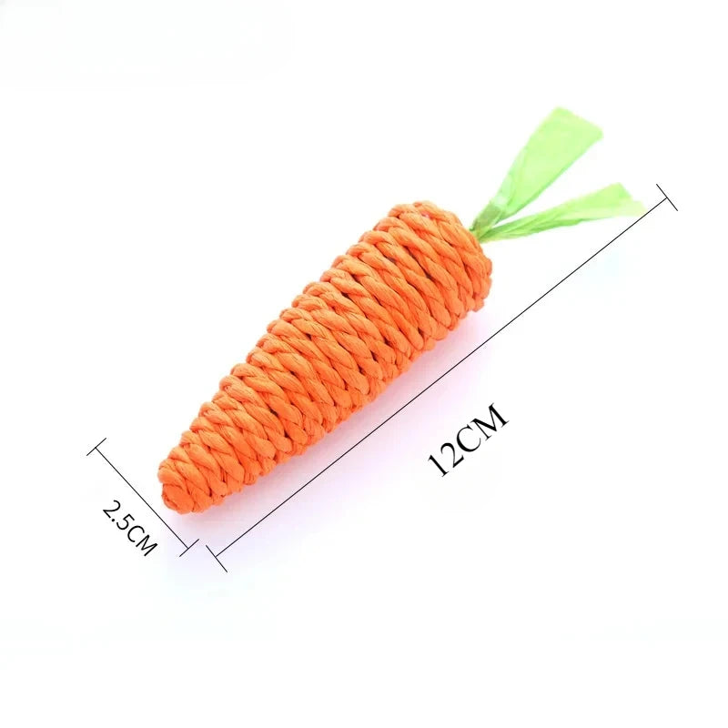 Carrot Teething Sticks for Cats - Bite & Scratch Resistant