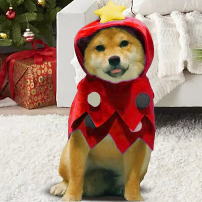 Christmas Costumes for Dogs and Cats - Winter Pet Clothing