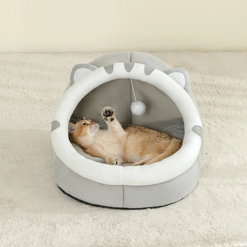 Warm Cat House and Dog Bed Tent for Cozy Sleeping