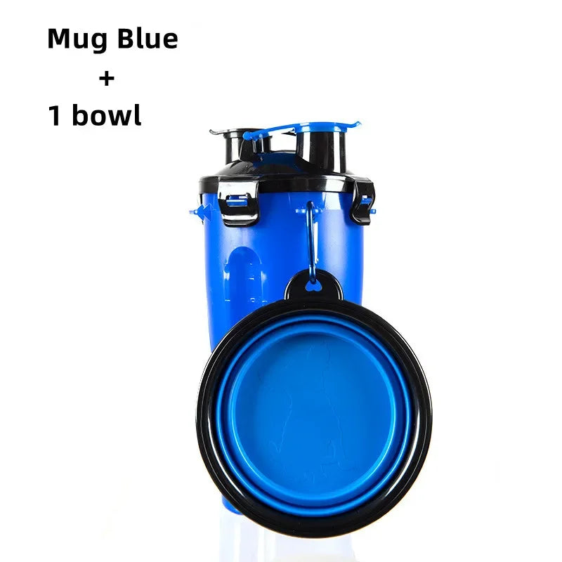 Collapsible Dog Water Bottle with Portable Bowls