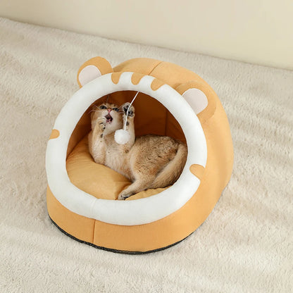 Warm Cat House and Dog Bed Tent for Cozy Sleeping