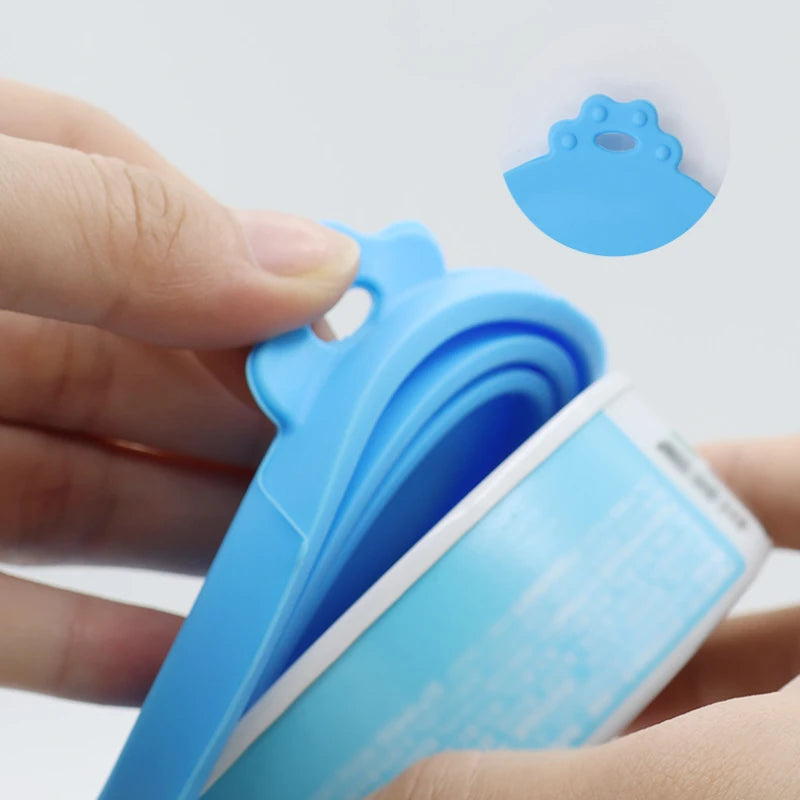 Reusable Silicone Pet Food Can Covers for Dogs and Cats
