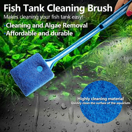 Aquarium Glass Plant Cleaning Brush and Algae Scraper Tool