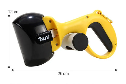 Portable Dog Poop Scooper with Bag Dispenser for Easy Cleanup