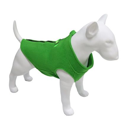 Soft Fleece Dog Jacket for Small to Medium Pets