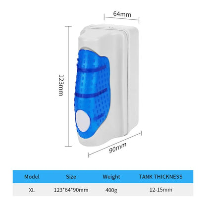 Magnetic Aquarium Cleaning Brush for Inside & Outside Care