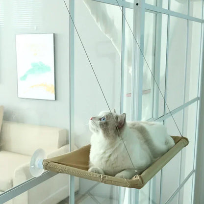 Suction Cup Cat Window Hammock - Cozy Bed Seat for Cats