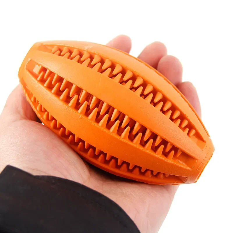 Natural Rubber Dog Chew Toy Ball for Teeth Cleaning