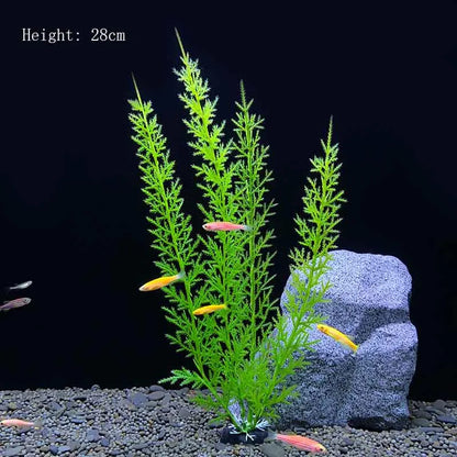 Artificial Aquarium Plants - Green Water Grass Decoration