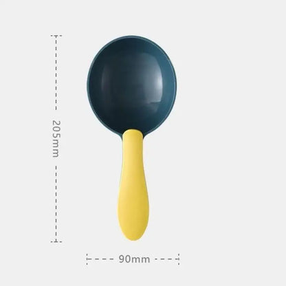 Plastic Pet Food Measuring Spoon with Sealing Clip