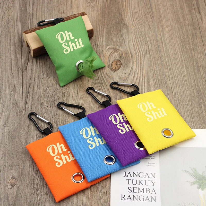 Portable Dog Poop Bag Dispenser for Outdoor Use