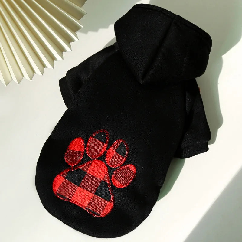 Reversible Plaid Dog Winter Coat for Cold Weather