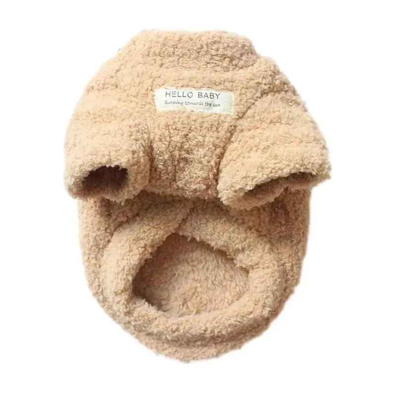 Warm Fleece Dog Coat - Winter Jacket for Small to Medium Dogs