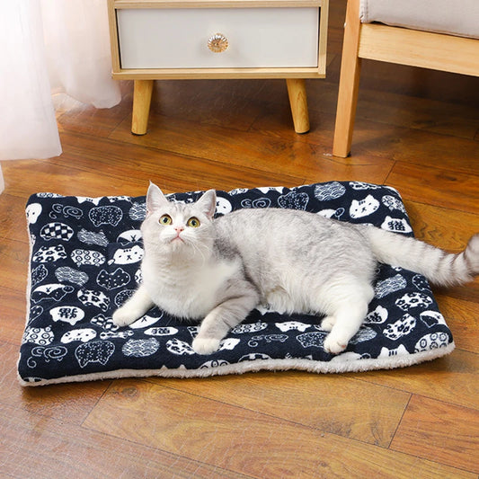 Warm Flannel Cat and Dog Mat - Soft, Breathable Comfort
