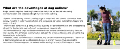 Remote Dog Training Collar for Large, Medium, Small Dogs