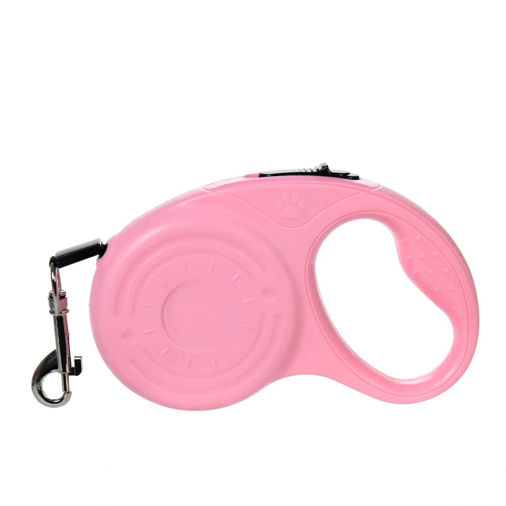 Automatic Retractable Dog Leash with Nylon Rope and Harness