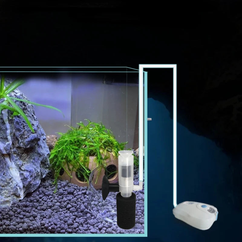 Multi-Layer Sponge Filter for Small Aquariums