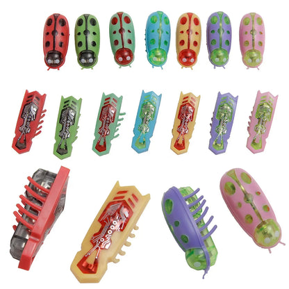 Interactive Ladybug Cat Toy - Mini Electric Pet Bug