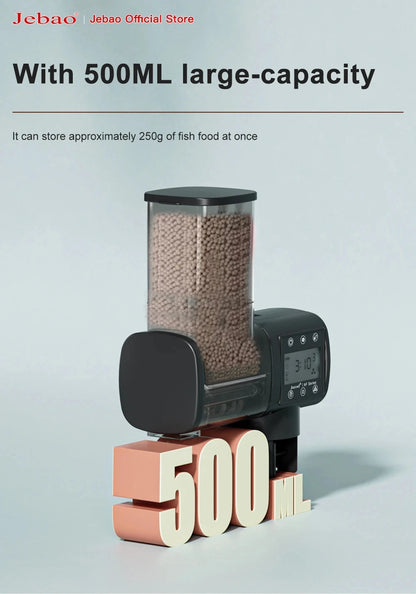Automatic Fish Feeder with WiFi and Digital Timer Control
