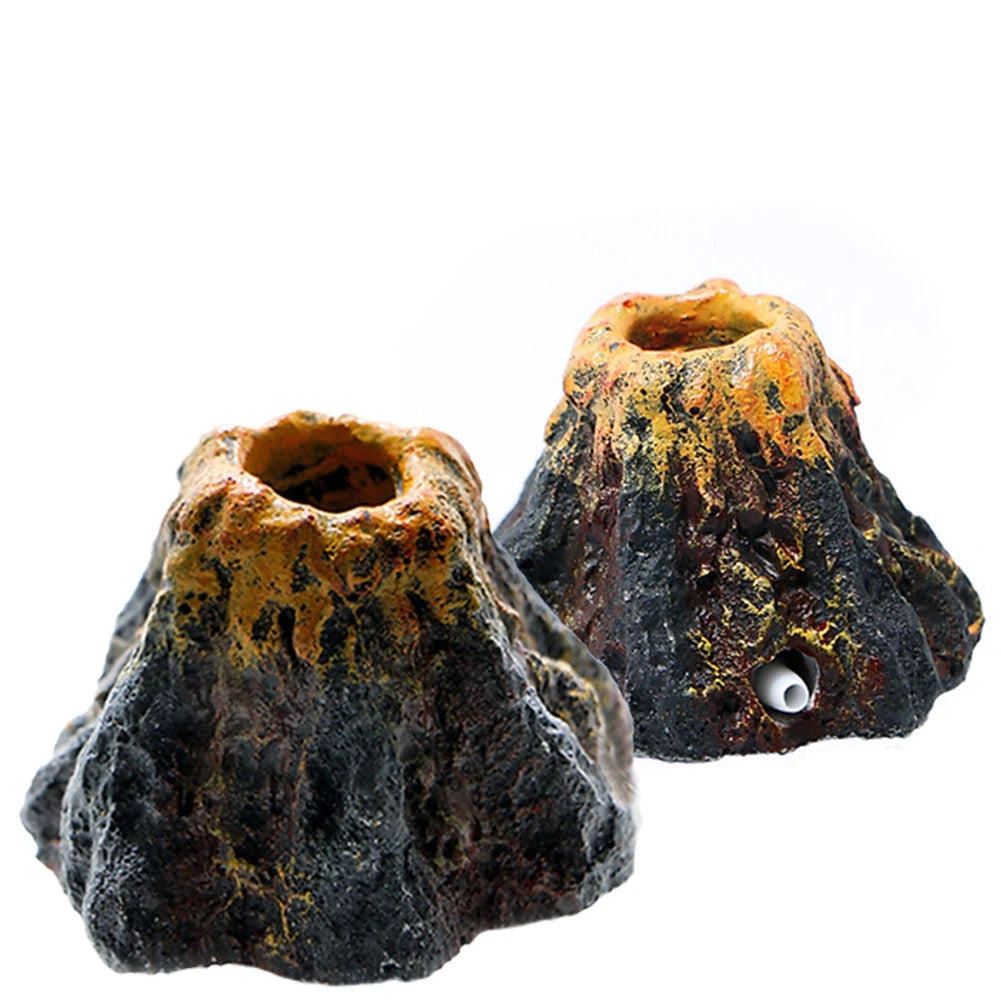 Volcano Shaped Air Bubble Stone for Fish Tank Decoration