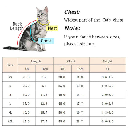 Striped Cotton Sleeveless T-Shirt for Small Dogs and Cats