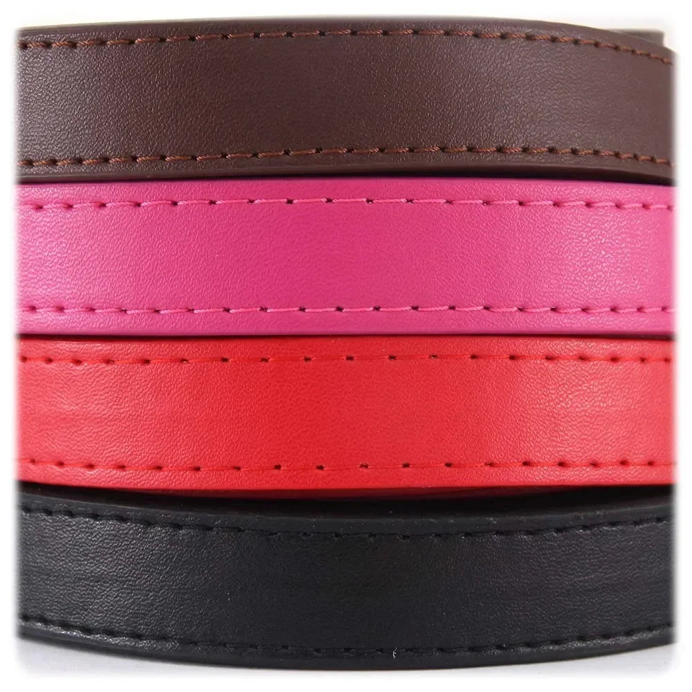 Colorful Leather Leashes for Small to Large Dogs and Cats