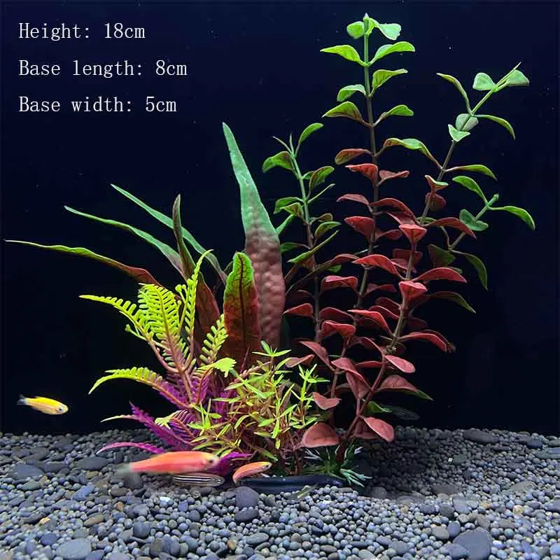 Artificial Aquarium Plants - Green Water Grass Decoration