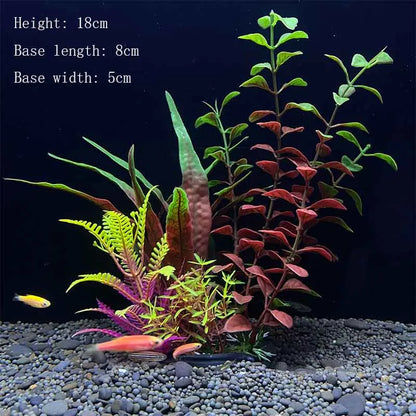 Artificial Aquarium Plants - Green Water Grass Decoration